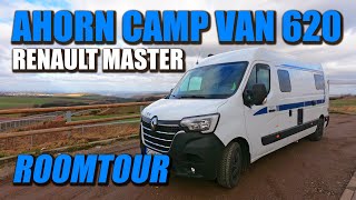 Kastenwagen Camping  Roomtour Ahorn Camp Van 620 Renault Master [upl. by Odnanreh24]