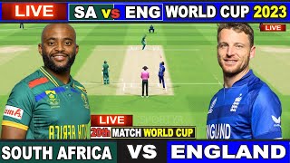 Live ENG Vs SA ICC World Cup 2023  Live Match Centre  England Vs South Africa  1st Innings [upl. by Anaujait636]