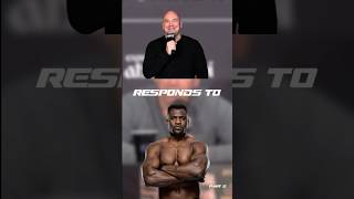 Dana white responds to Francis Ngannou part 2 ufc pfl danawhite francisngannou jonjones [upl. by Chesna872]