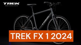 Trek Fx 1 lightweight hybrid bike 2024 [upl. by Hitoshi]