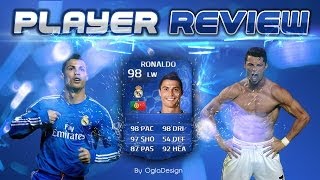 FUT 14  CRISTIANO RONALDO TOTY 98 PLAYER REVIEW  OMG MEILLEUR JOUEUR DU JEU [upl. by Ahsinauj]