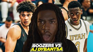 AJ Dybantsa vs Boozer Twins Reaction [upl. by Ahtebbat332]