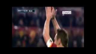 EuroGoal Totti  Juve  Roma 16022013 [upl. by Ekal]