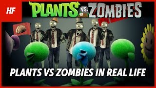 Plants VS Zombies IN REAL LIFE FAN MADE by HETHFILMS [upl. by Tosch]