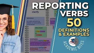 TOP 50 Reporting Verbs You SHOULD Know to IMPROVE Your Academic Writing [upl. by Bender51]