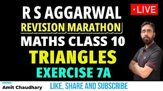 Triangles  Exercise 7A  RS AGGARWAL  Class 10  CBSE Maths  BPT  Chapter 7  NCERT Chapter 6 [upl. by Krispin763]