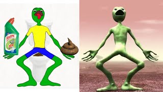 El Chombo  Dami dami tu Cosita feat funny Drawing meme  funny Alien dance drawing meme 😂😂 [upl. by Starkey516]