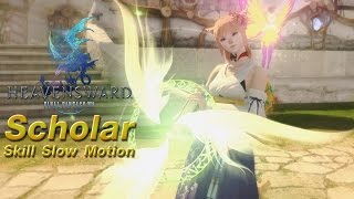 FFXIV Scholar  Skill Slow Motion Animation [upl. by Muhcan]