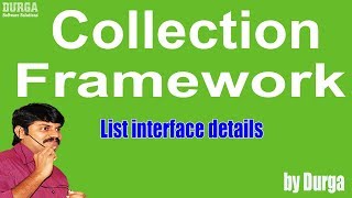 Collection Framework  List interface details [upl. by Zined]