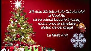 Crăciun Fericit 🎁🎅🎄 Mesaje și urări [upl. by Eilyr4]