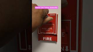 fire alarm pull station 🔥❤️ youtube firesafety fire shorts [upl. by Chappy]