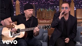 U2  Ordinary Love Live on The Tonight Show [upl. by Dnalloh]