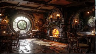 Hobbit Tavern  Warm Up Next To This FirePlace [upl. by Ahsenyl446]