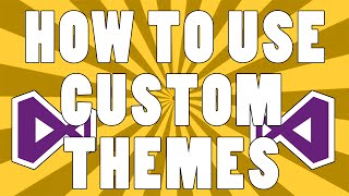 How To Use Custom Themes in VBNET [upl. by Enilram]