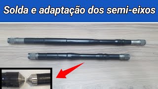 Semi eixos  como emendei e adaptei [upl. by Utir410]