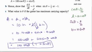 IB  Optimisation and Trig [upl. by Ecart]