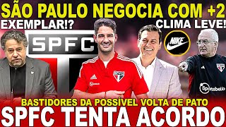 SAIU AGORA SPFC NEGOCIA COM 2 NIKE ESPECULADA CLIMA LEVE NO CT GESTÃO EXEMPLAR VOLTA DE PATO [upl. by Karon761]