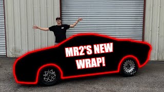 We FINALLY Wrapped The Mr2 and It Looks AMAZING [upl. by Eelyah]