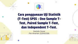 Cara Penggunaan Uji Statistik SPSS  One Sample TTest Paired Sample TTest dan Independent TTest [upl. by Jessa73]