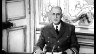 Algerian revolt collapses France backs De Gaulle 1961 [upl. by Hamfurd]