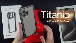 iPhone 15 Pro max Titanio natural unboxing primeras impresiones y accesorios imprescindibles [upl. by Tocs12]