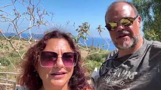 Local couple in Sicily as Mount Etna erupts [upl. by Wootten]