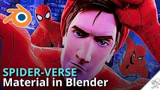 Learn how to MASTER the Into The SPIDERVERSE art style in Blender 🕷️ [upl. by Graehme291]