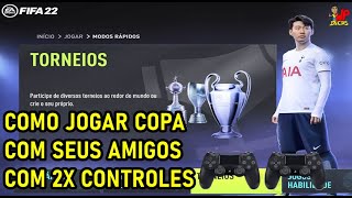 FIFA 22  COMO JOGAR COPA COM AMIGOS [upl. by Nnoved]