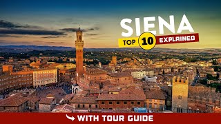 Things To Do In SIENA Italy  TOP 10 Save this list [upl. by Mel897]