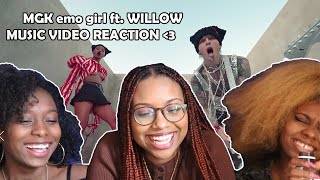 Machine Gun Kelly  emo girl feat WILLOW Official Music Video REACTION [upl. by Fenny]