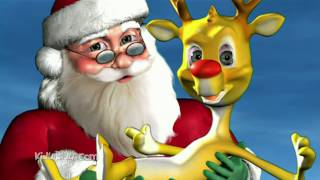 Rudolph the Red Nosed Reindeer Song with Lyrics  Christmas Carol songs 3D Cartoon Animation [upl. by Ebaj825]