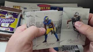 2024 Prestige Football Blaster Box Battle vs cardwolf [upl. by Novad79]