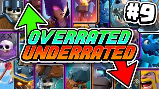 Overrated or Underrated Clash Royale Cards Part 9 [upl. by Laerdna]