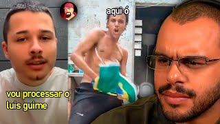 DIGGO VAI PROCESSAR LUÍS GUIME E ELE ESTÁ NEM AÍ  Maicon react [upl. by Ecila]