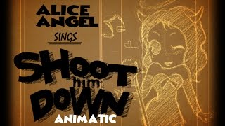 BATIM animatic Alice Angel sings quotshoot him downquot [upl. by Yblek]