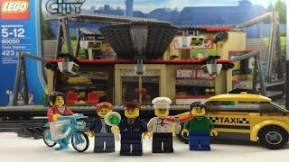 LEGO City Train Station 2014 Review 60050 [upl. by Wendie921]