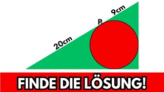 Wie groß ist der FLÄCHENINHALT des GRÜNEN DREIECKS 🤔📝 Mathe Geometrie Aufgabe [upl. by Ibur509]