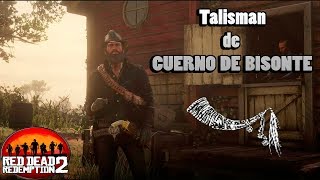 Como conseguir el talisman de cuerno de bisonte RED DEAD REDEMPTION 2 [upl. by Maudie]