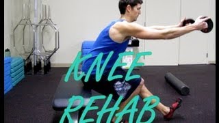 Knee Rehab  Eccentric Single Leg Squat  Feat Reb [upl. by Bernat519]