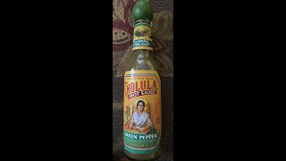 Cholula Green Pepper Hot Sauce Review Yum Love Green Sauces [upl. by Ecadnarb]