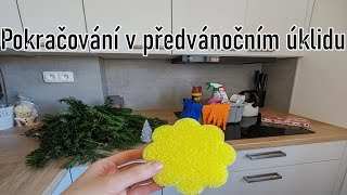 ÚKLID POTRAVINOVÉ SKŘÍNĚ PRVNÍ VÁNOČNÍ DEKORACE ❄️ KOMODAOBÝVÁK  PRODÁVÁM KNÍŽKY [upl. by Rramahs]