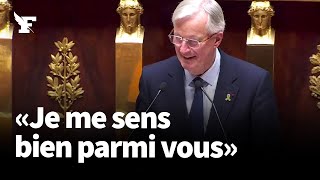 Motion de censure  Michel Barnier ironise devant les députés [upl. by Budge]