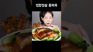 푸딩 고기 입에서 사르르 녹는 껍항정살 동파육 eating show mukbang korean food [upl. by Adiana886]