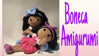 Boneca em Amigurumi [upl. by Zitella]