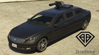 GTA V New Car  Turreted Limo 武裝禮車 [upl. by Oiramrej]