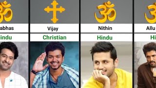 Religion of South Indian Actors  Actors Religion 2024 [upl. by Aciamaj]