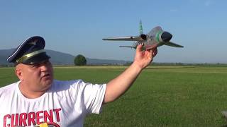 Freewing F105 Thunderchief 64mm EDF Jet PNP Maiden flight [upl. by Dieterich]