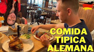 Ecuatoriana prueba Haxn PRIMERA VEZ  Comida tipica Alemana 🇩🇪 [upl. by Juan881]