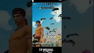 2018 vs 2024 in free fire factory shorts freefire ff comperisonshorts 2018 [upl. by Hamlin889]