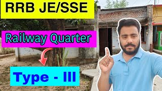 RRB JESSE type  lll Railway quarter 🏡 [upl. by Kizzee]